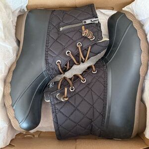 SperryTop-Sider Quilted Saltwater Waterproof Duck Boots Sz 6.5